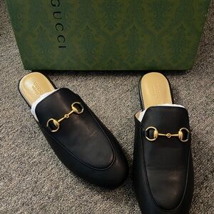 Gucci Princetown leather mules